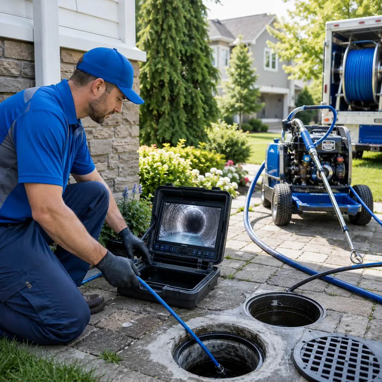 Outdoor drain cleaning professionals serving Plaistow, NH